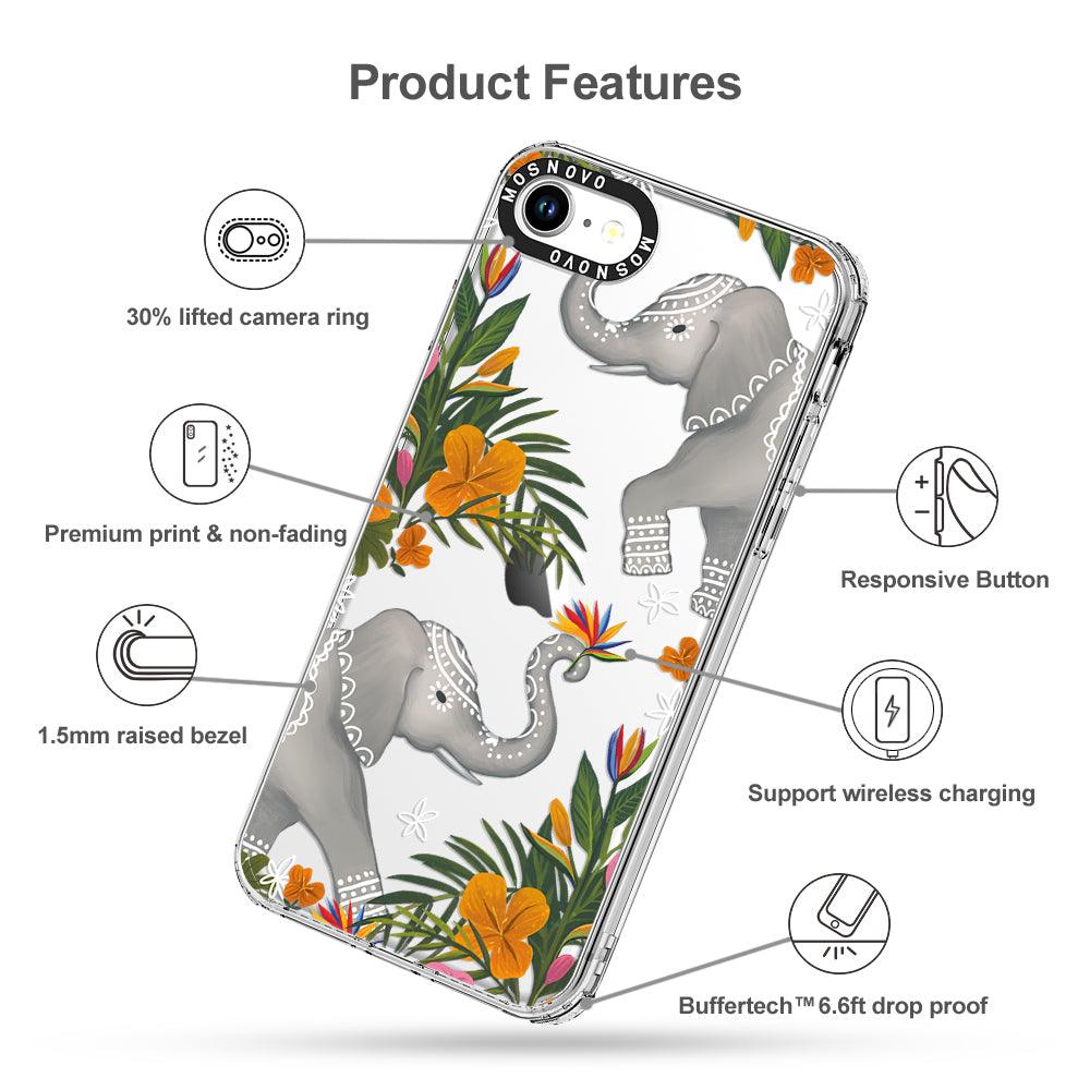 Elephant Phone Case - iPhone SE 2020 Case - MOSNOVO