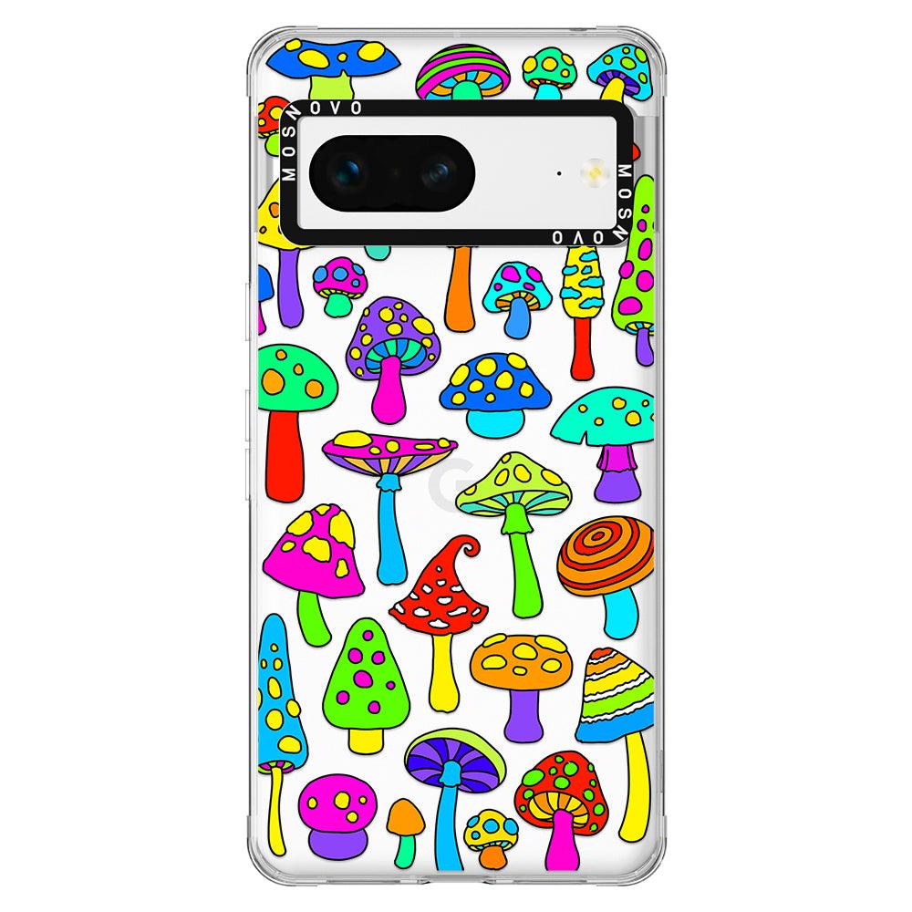 Trippy Wild Mushroom Phone Case - Google Pixel 7 Case - MOSNOVO