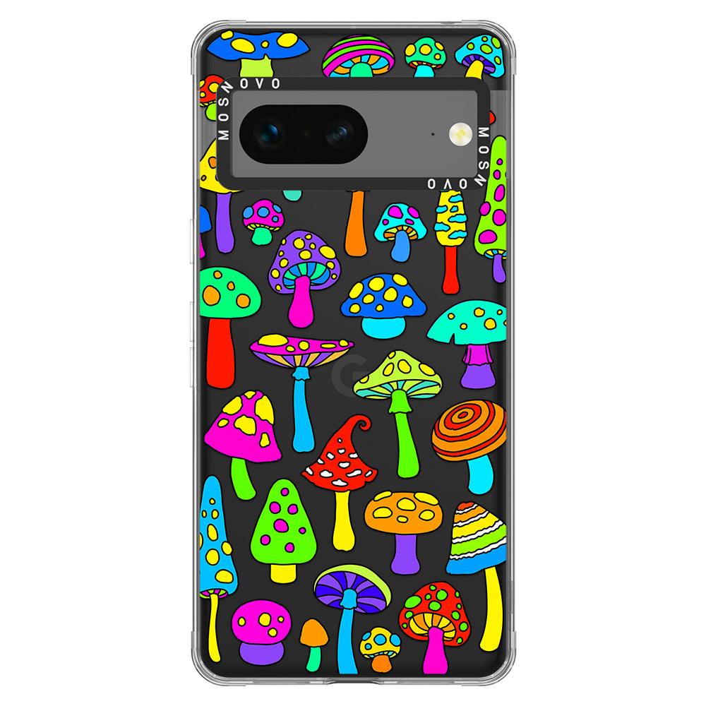 Trippy Wild Mushroom Phone Case - Google Pixel 7 Case - MOSNOVO