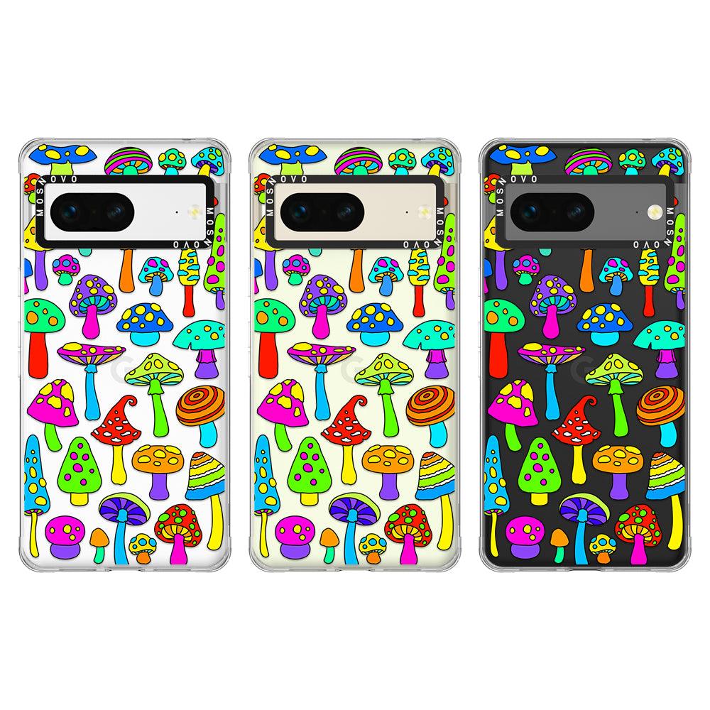 Trippy Wild Mushroom Phone Case - Google Pixel 7 Case - MOSNOVO