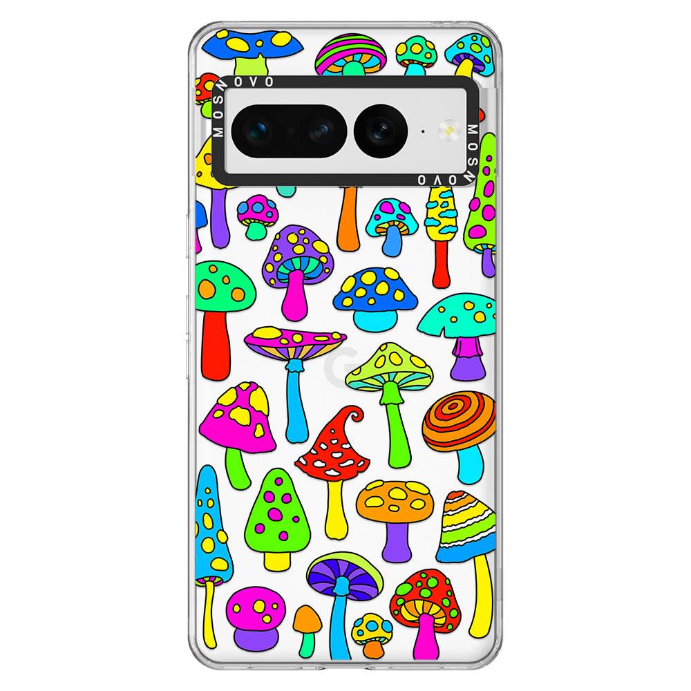 Trippy Wild Mushroom Phone Case - Google Pixel 7 Pro Case - MOSNOVO