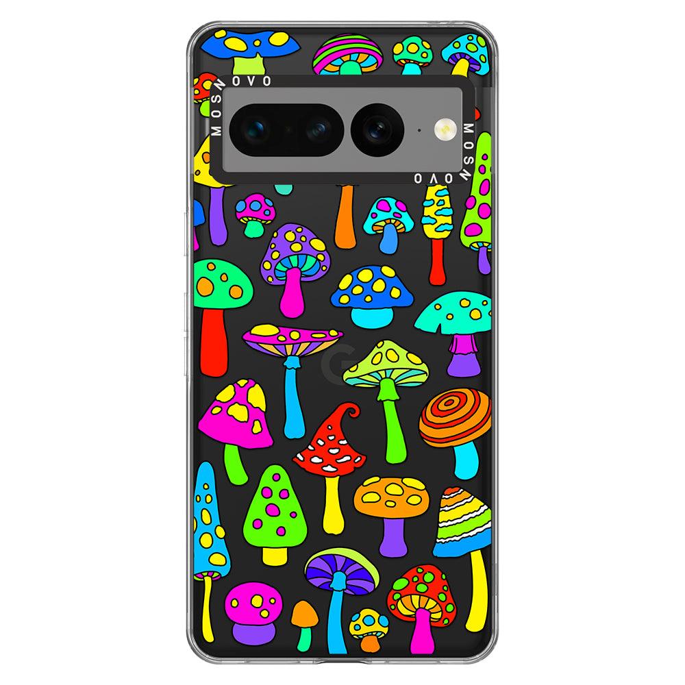 Trippy Wild Mushroom Phone Case - Google Pixel 7 Pro Case - MOSNOVO