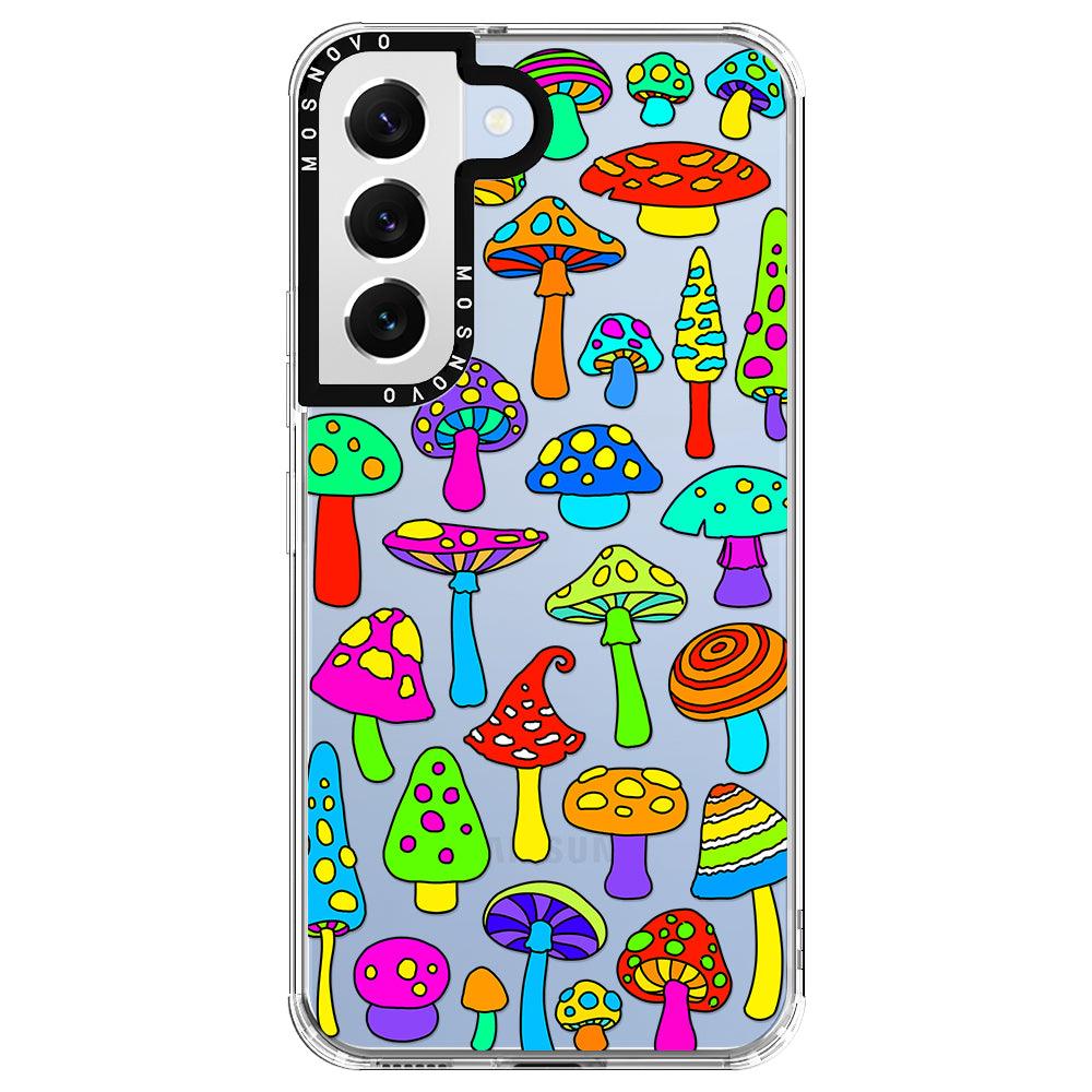 Trippy Wild Mushroom Phone Case - Samsung Galaxy S22 Case - MOSNOVO