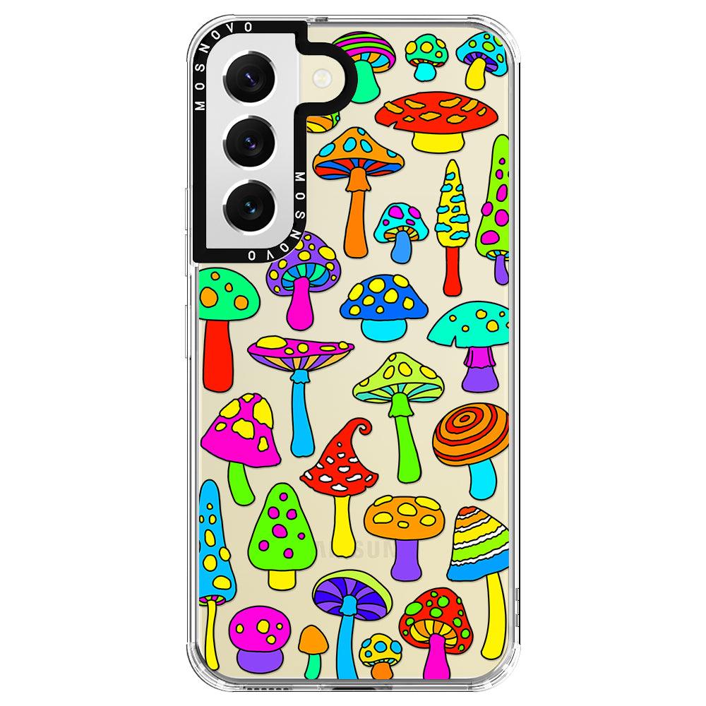 Trippy Wild Mushroom Phone Case - Samsung Galaxy S22 Case - MOSNOVO