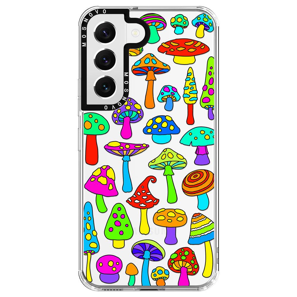 Trippy Wild Mushroom Phone Case - Samsung Galaxy S22 Case - MOSNOVO