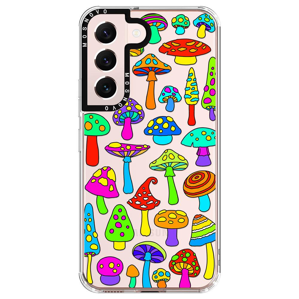 Trippy Wild Mushroom Phone Case - Samsung Galaxy S22 Case - MOSNOVO