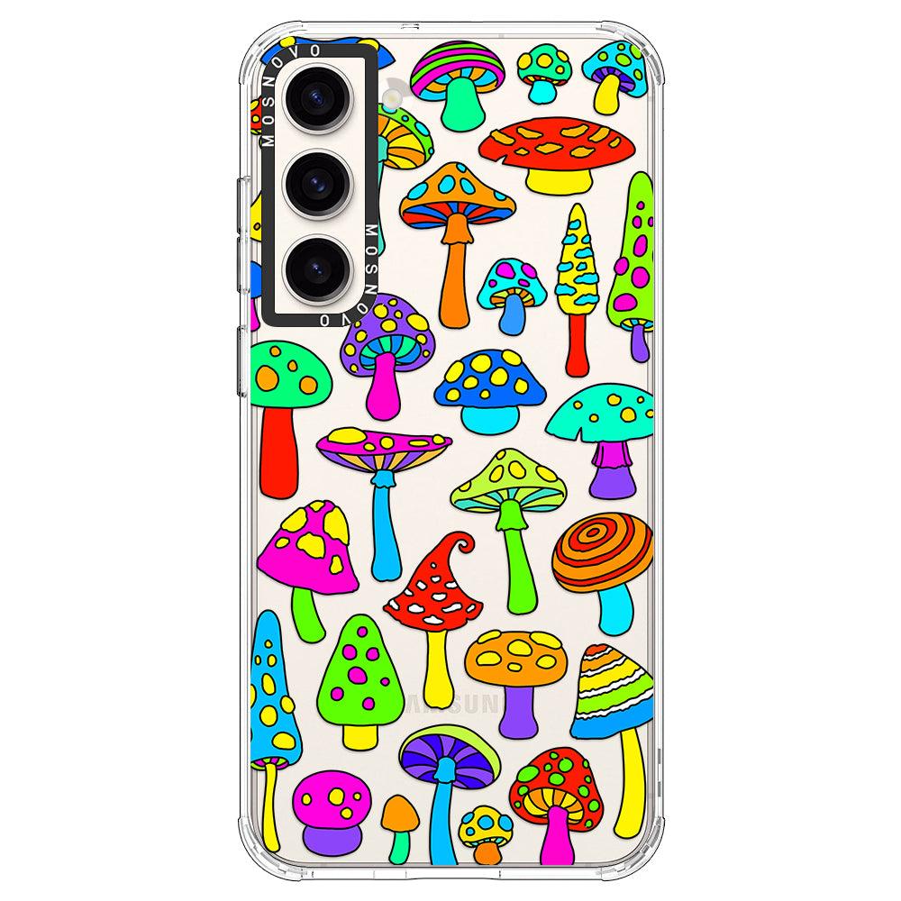 Trippy Wild Mushroom Phone Case - Samsung Galaxy S23 Case - MOSNOVO