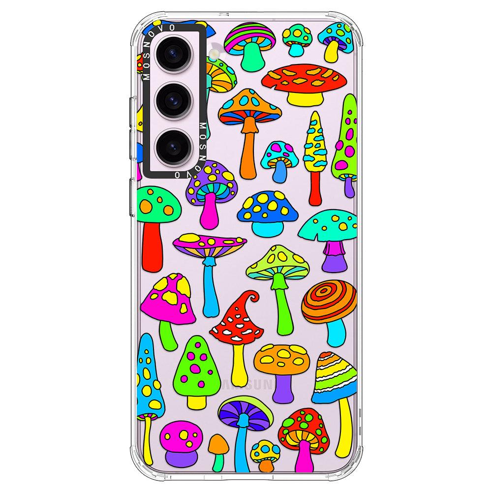 Trippy Wild Mushroom Phone Case - Samsung Galaxy S23 Case - MOSNOVO