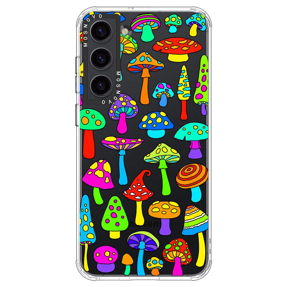 Trippy Wild Mushroom Phone Case - Samsung Galaxy S23 Case - MOSNOVO