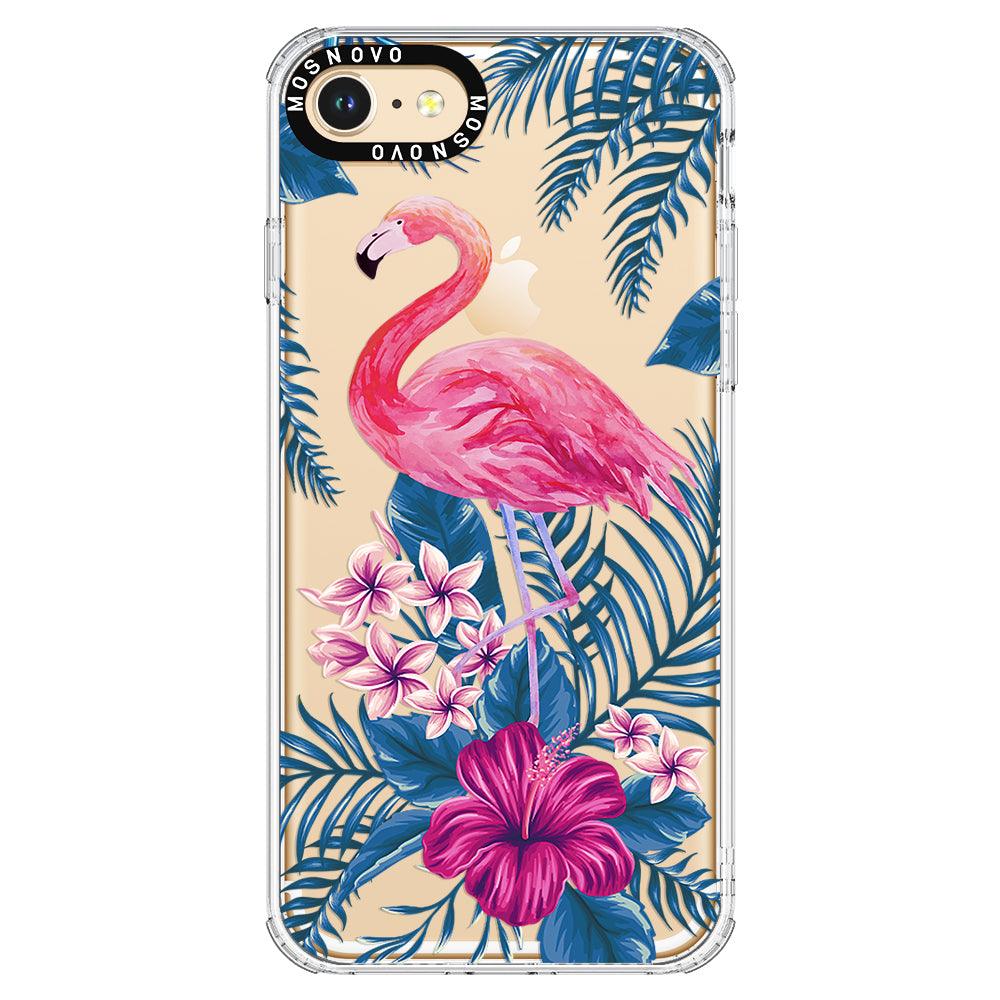 Tropical Flamingo Phone Case - iPhone 8 Case - MOSNOVO