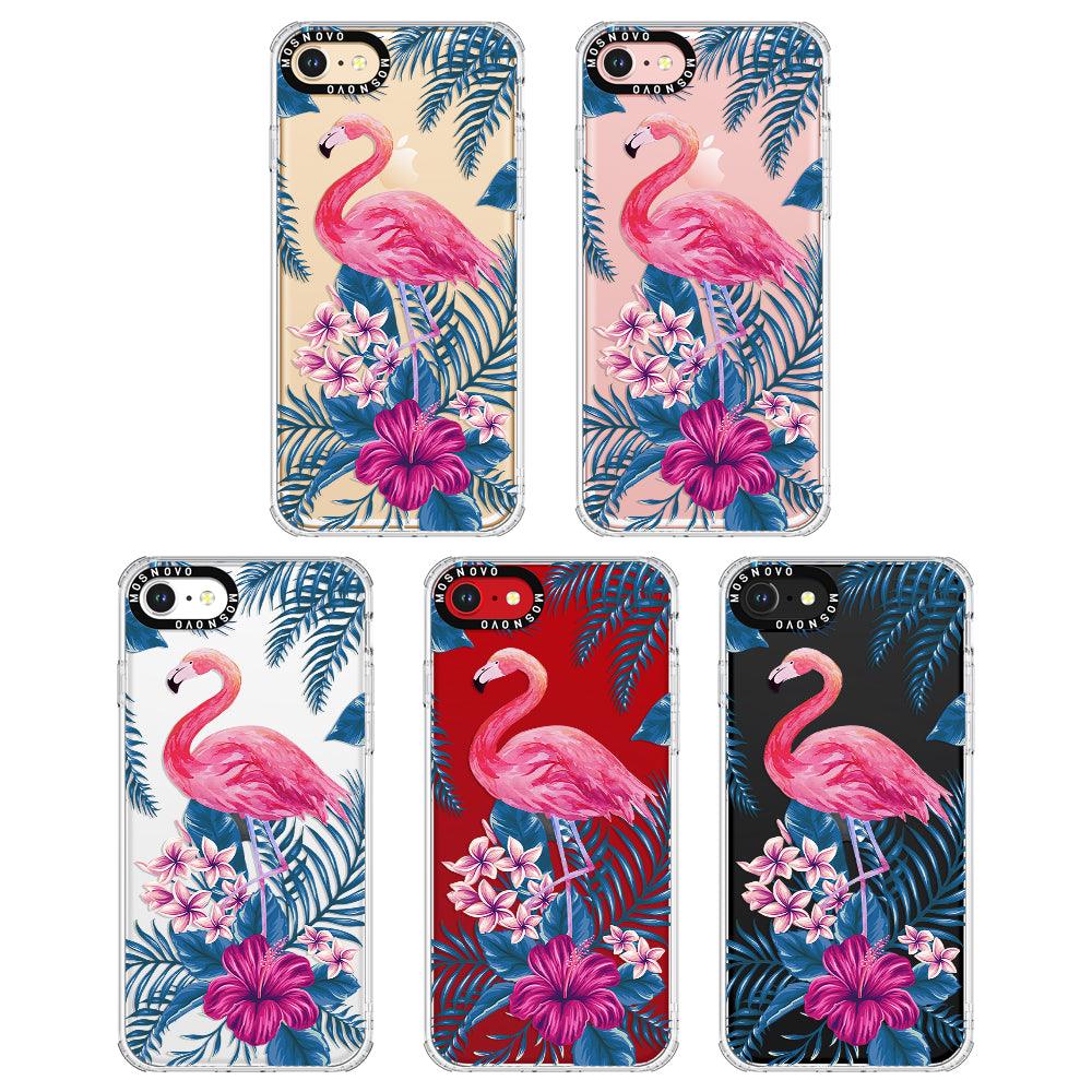 Tropical Flamingo Phone Case - iPhone 8 Case - MOSNOVO