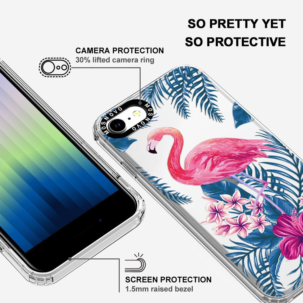 Tropical Flamingo Phone Case - iPhone 8 Case - MOSNOVO