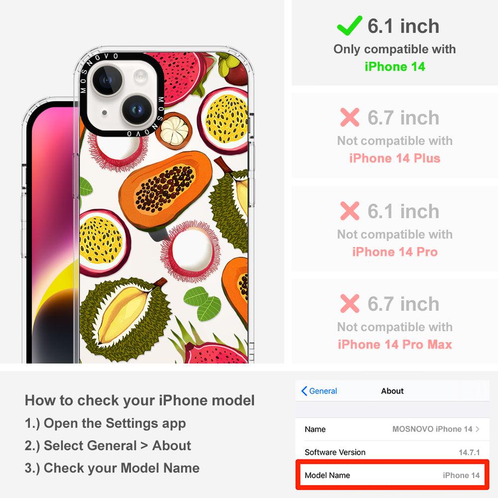 Tropical Fruit Phone Case - iPhone 14 Case - MOSNOVO
