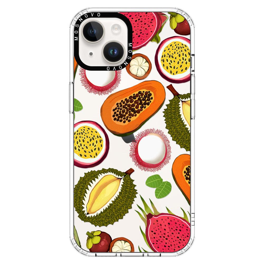 Tropical Fruit Phone Case - iPhone 14 Plus Case - MOSNOVO