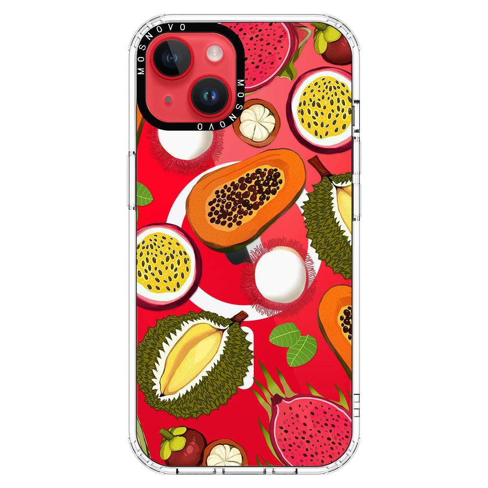 Tropical Fruit Phone Case - iPhone 14 Plus Case - MOSNOVO