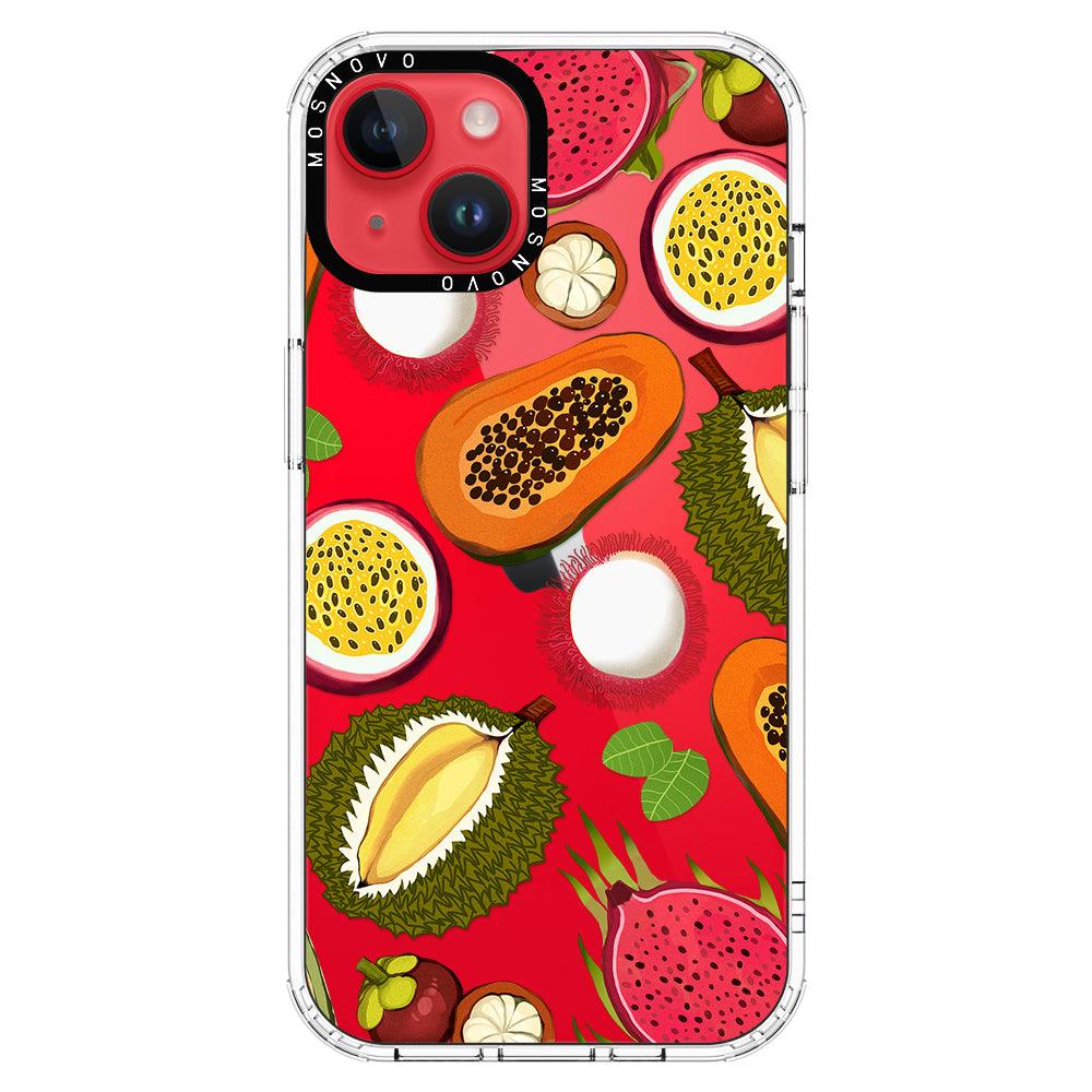 Tropical Fruit Phone Case - iPhone 14 Plus Case - MOSNOVO