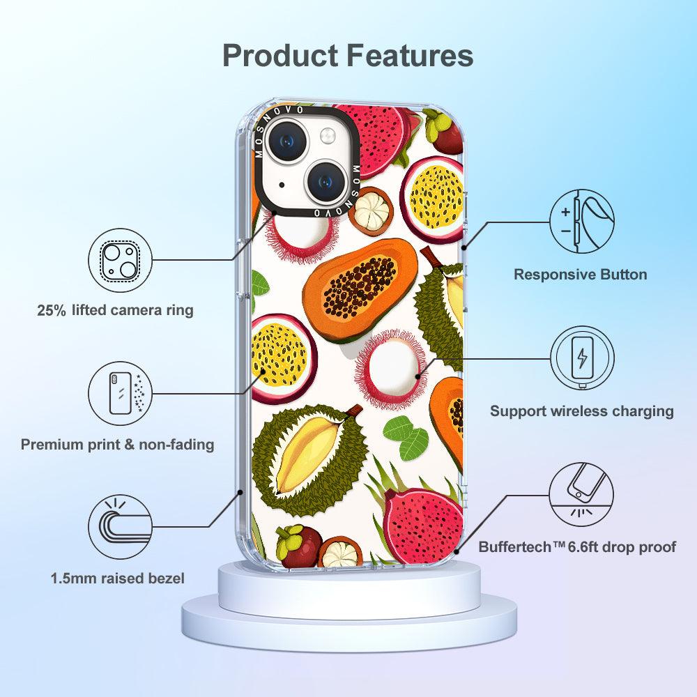 Tropical Fruit Phone Case - iPhone 14 Plus Case - MOSNOVO