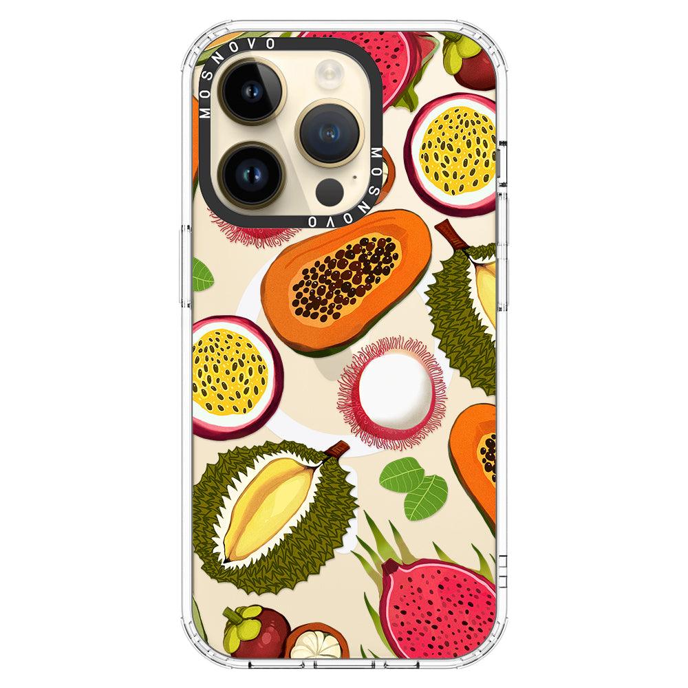 Tropical Fruit Phone Case - iPhone 14 Pro Case - MOSNOVO