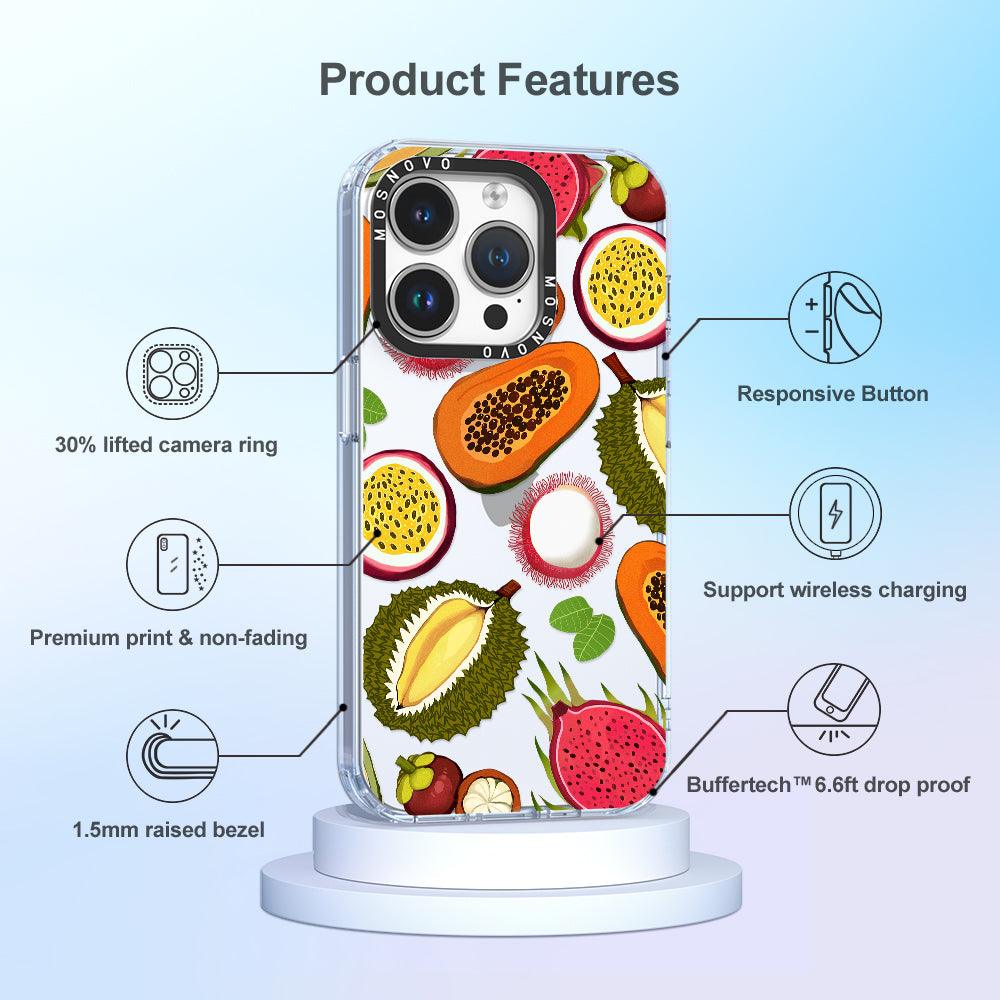 Tropical Fruit Phone Case - iPhone 14 Pro Case - MOSNOVO