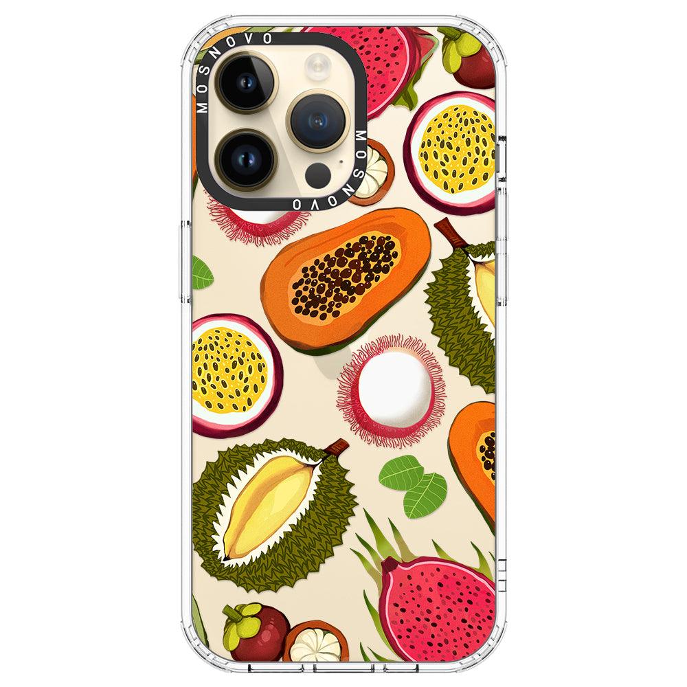 Tropical Fruit Phone Case - iPhone 14 Pro Max Case - MOSNOVO