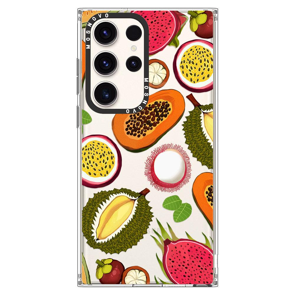 Tropical Fruits Phone Case - Samsung Galaxy S23 Ultra Case - MOSNOVO