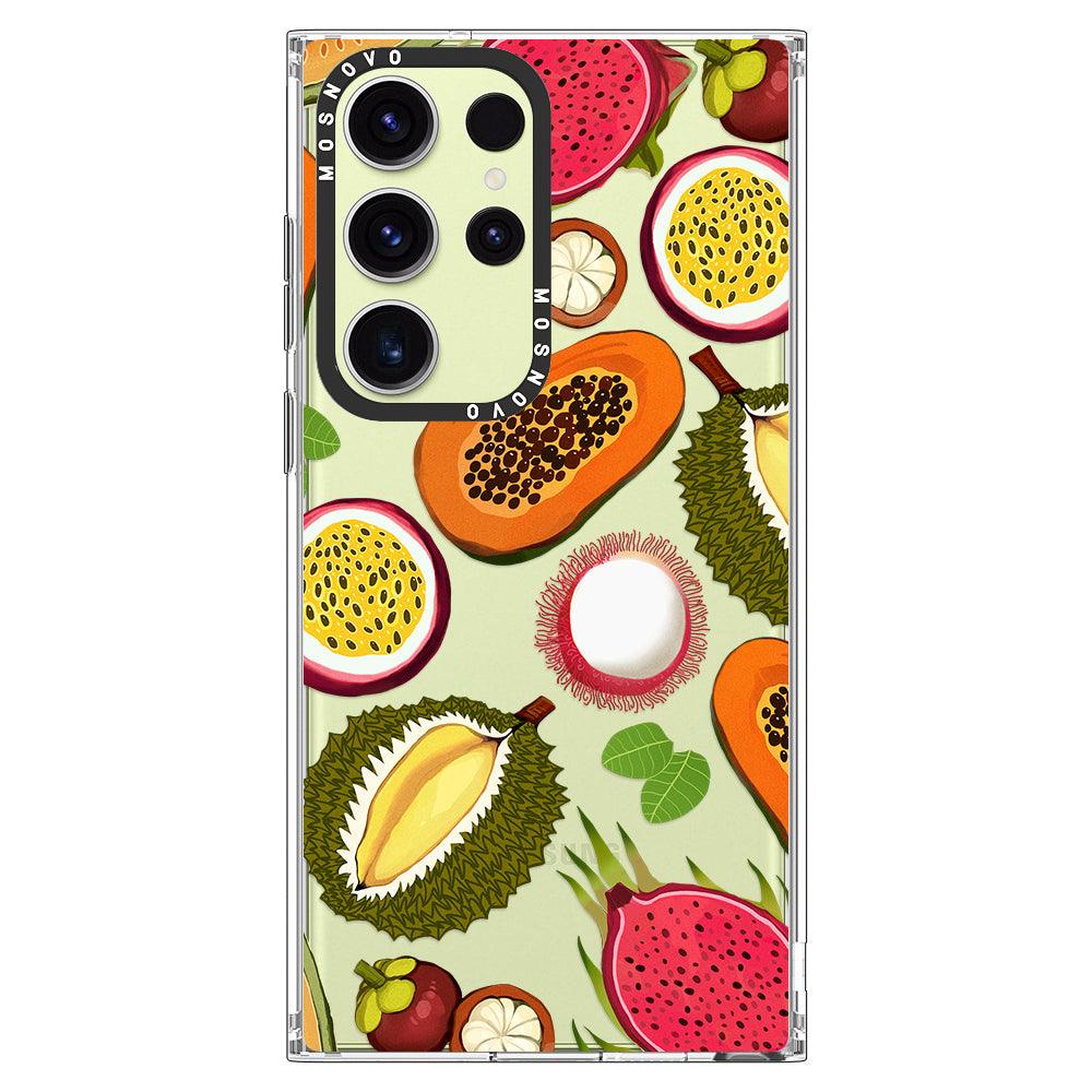 Tropical Fruits Phone Case - Samsung Galaxy S23 Ultra Case - MOSNOVO