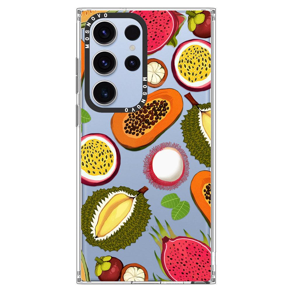 Tropical Fruits Phone Case - Samsung Galaxy S23 Ultra Case - MOSNOVO