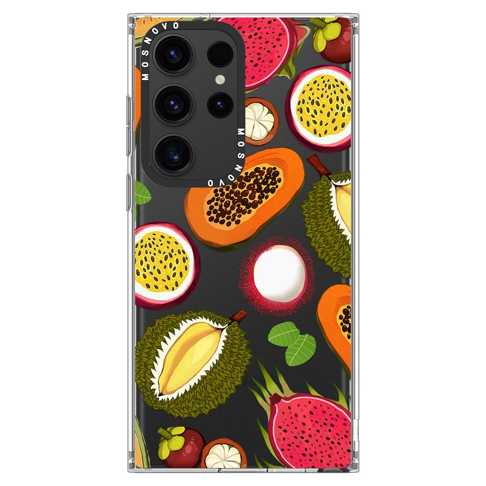 Tropical Fruits Phone Case - Samsung Galaxy S23 Ultra Case - MOSNOVO