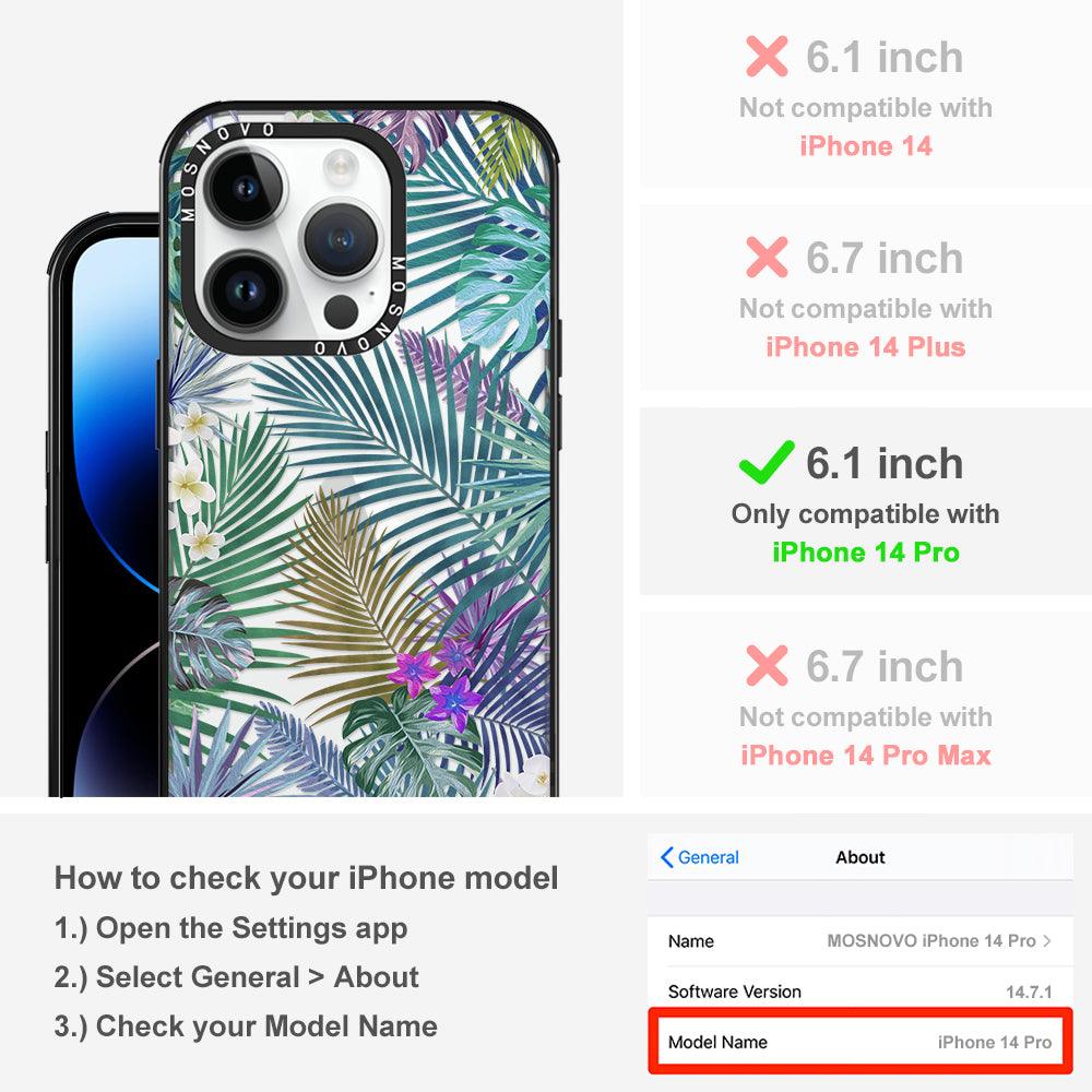 Tropical Rainforests Phone Case - iPhone 14 Pro Case - MOSNOVO