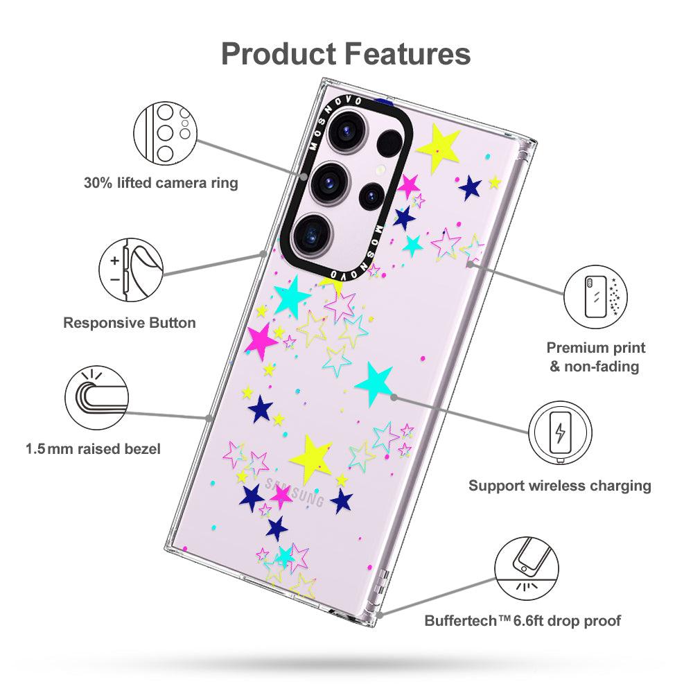 Twinkle Star Phone Case - Samsung Galaxy S23 Ultra Case - MOSNOVO