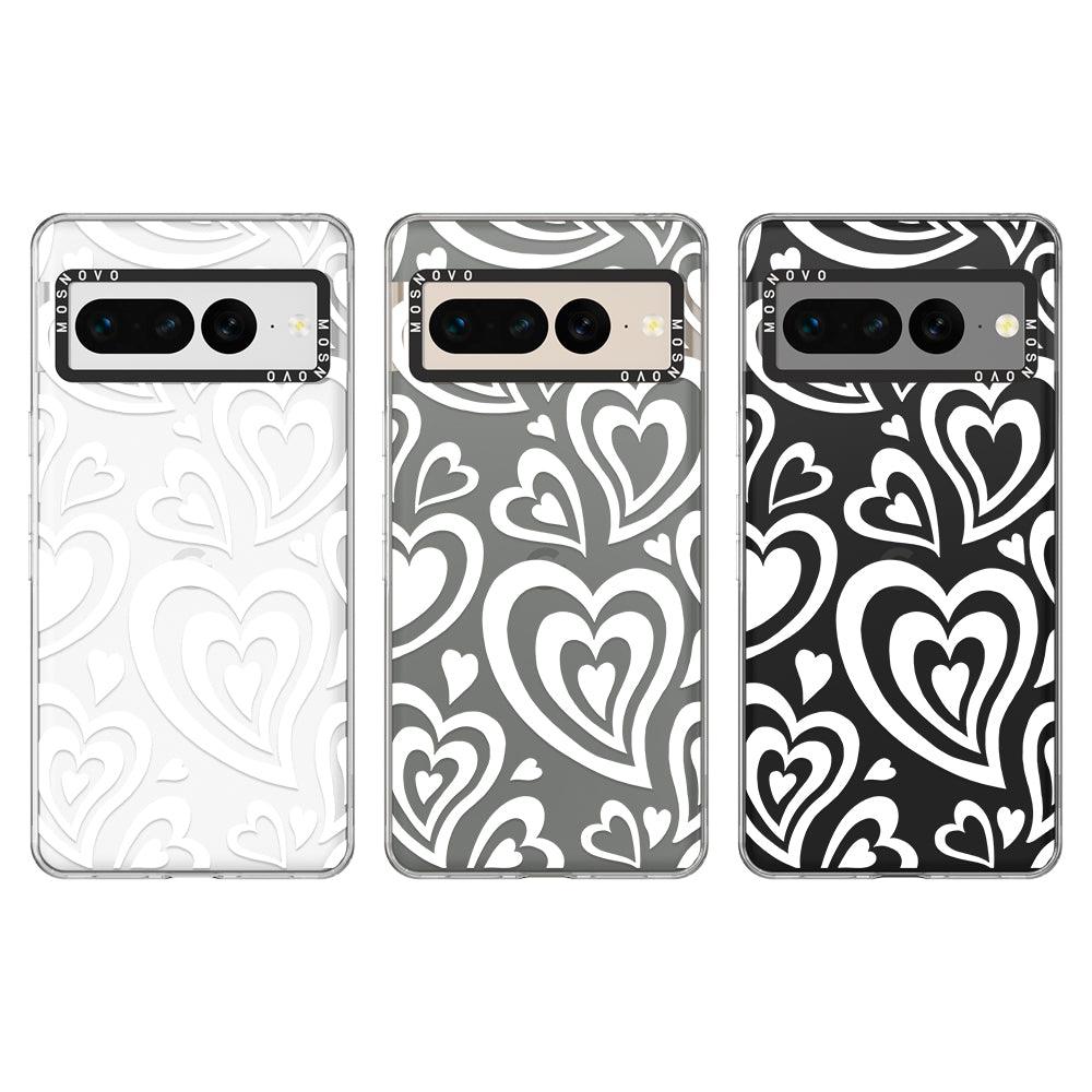 Twist Heart Phone Case - Google Pixel 7 Pro Case - MOSNOVO