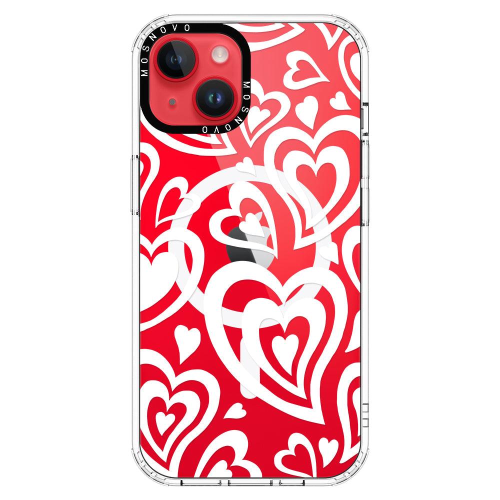 Twist Heart Phone Case - iPhone 14 Plus Case - MOSNOVO