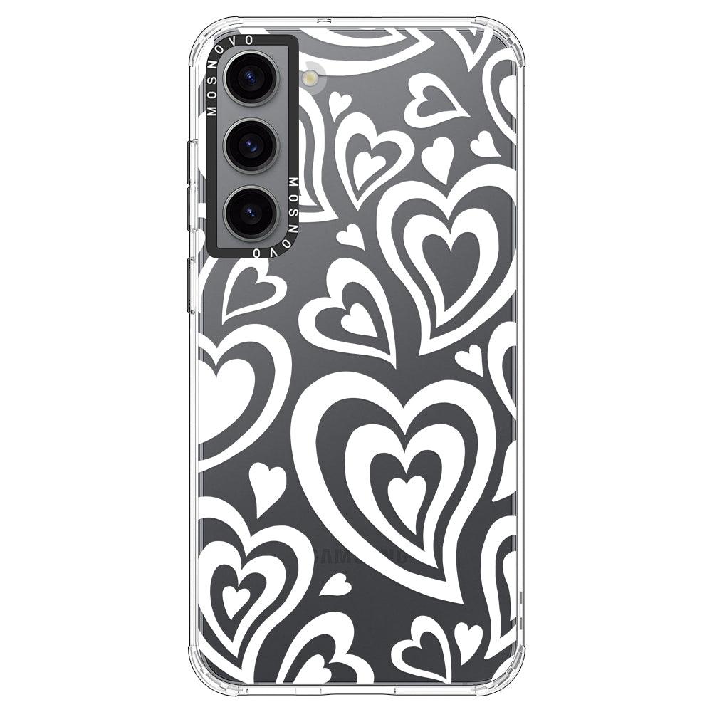 Twist Heart Phone Case - Samsung Galaxy S23 Plus Case - MOSNOVO