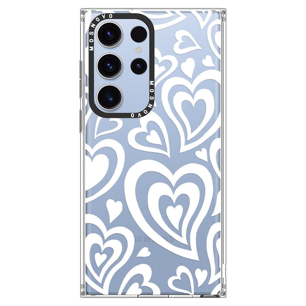 Twist Heart Phone Case - Samsung Galaxy S23 Ultra Case - MOSNOVO