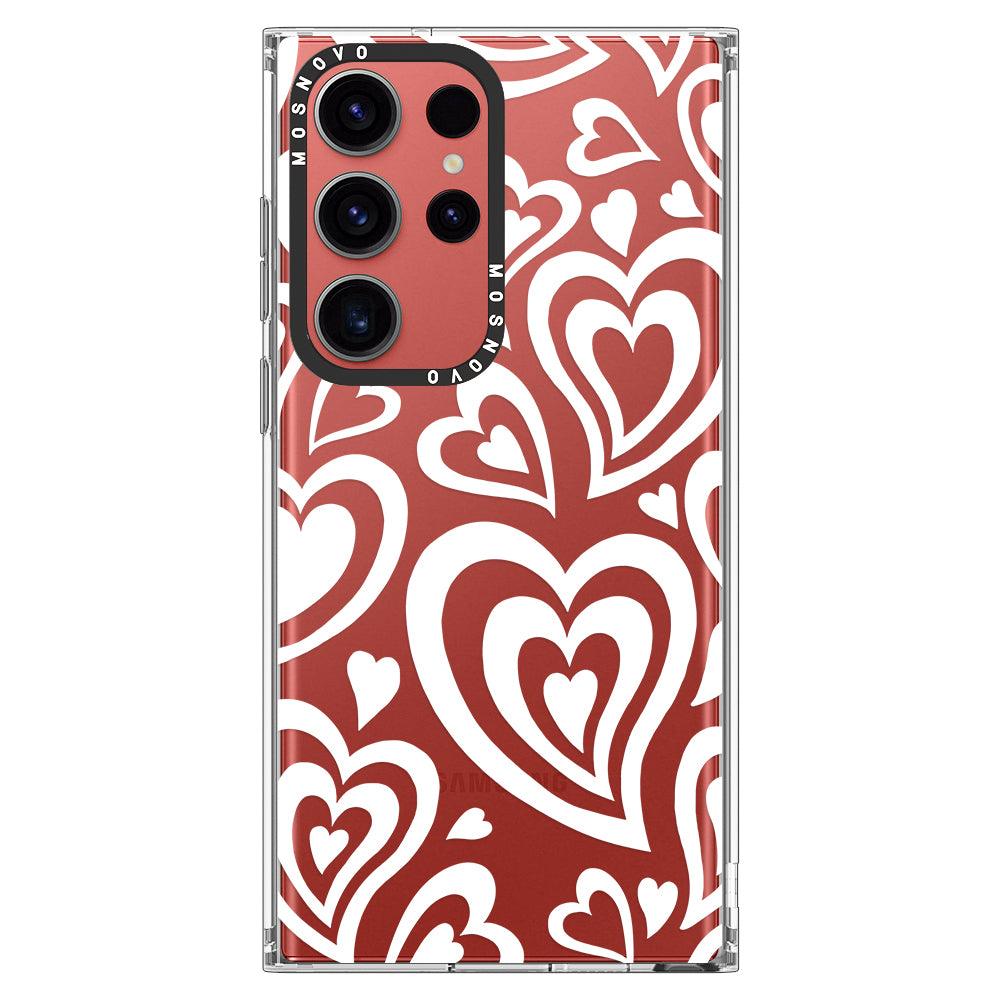 Twist Heart Phone Case - Samsung Galaxy S23 Ultra Case - MOSNOVO