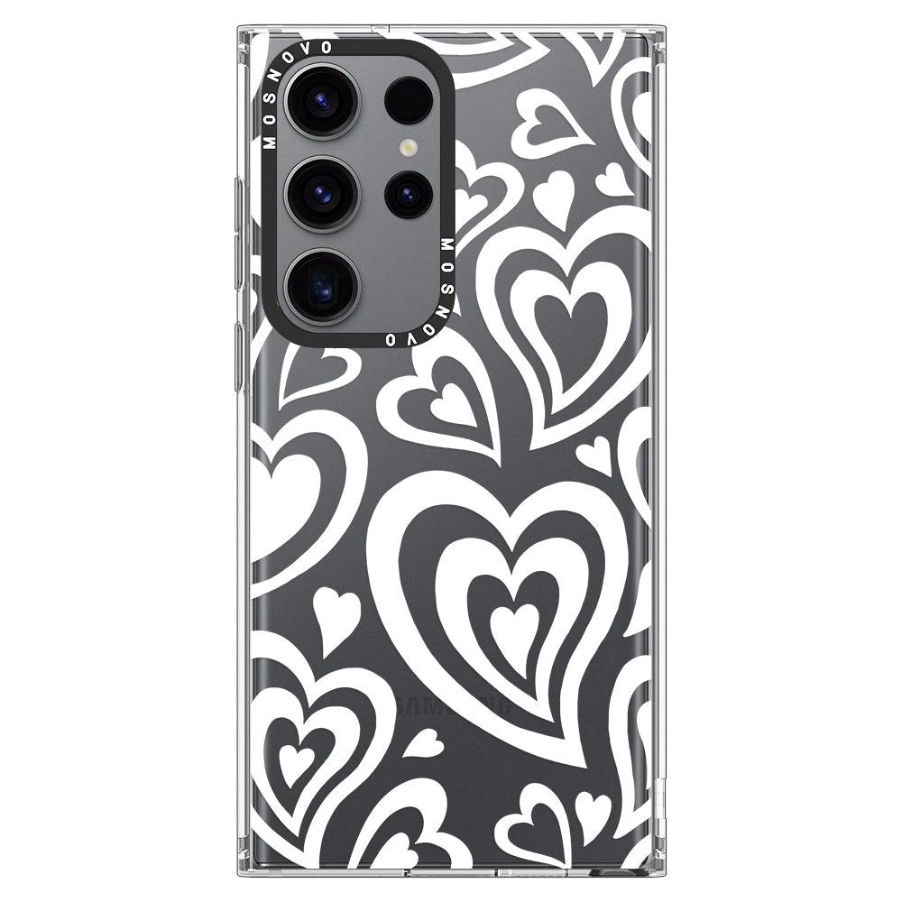 Twist Heart Phone Case - Samsung Galaxy S23 Ultra Case - MOSNOVO