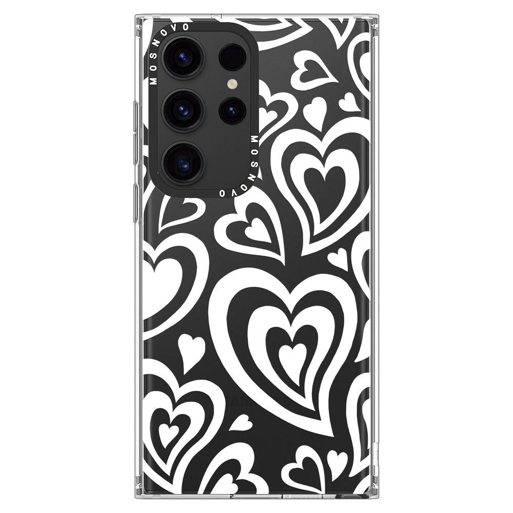 Twist Heart Phone Case - Samsung Galaxy S23 Ultra Case - MOSNOVO