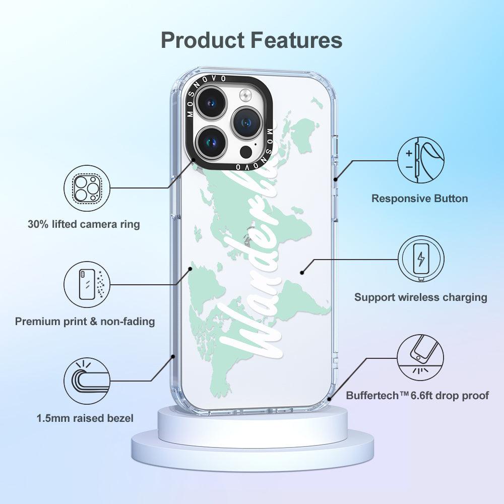 Wanderlust Phone Case - iPhone 14 Pro Max Case - MOSNOVO