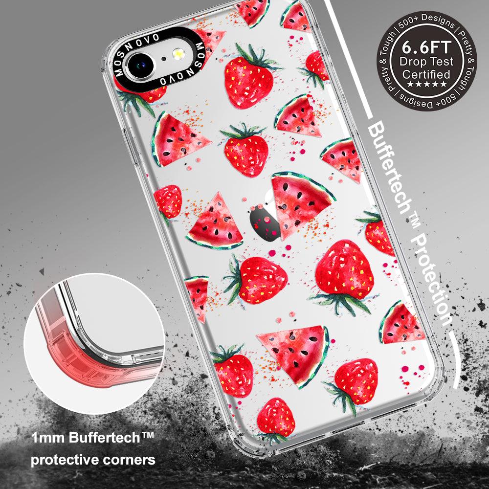 Watermelon Strawberry Phone Case - iPhone 8 Case