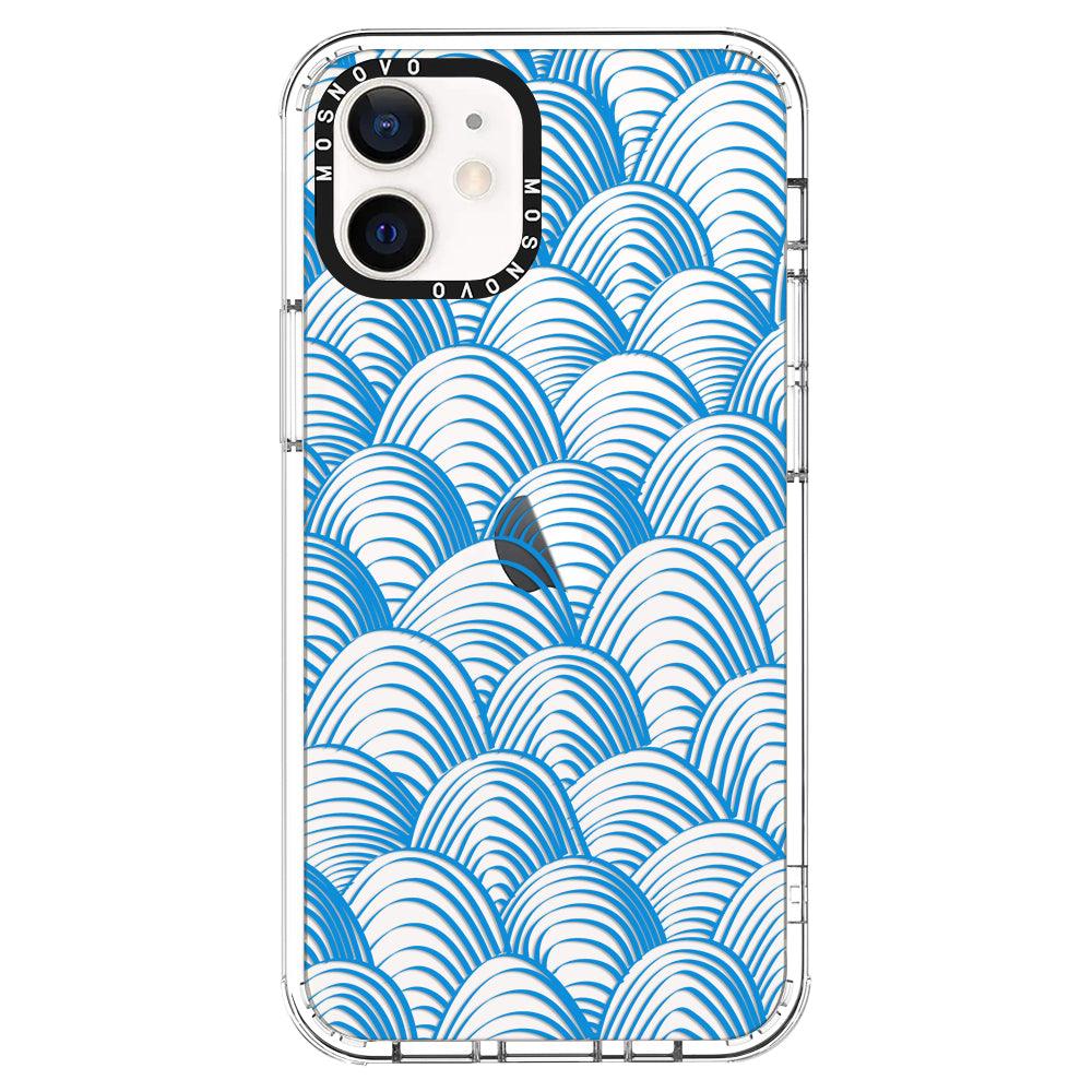 Wavy Wave Phone Case - iPhone 12 Case - MOSNOVO