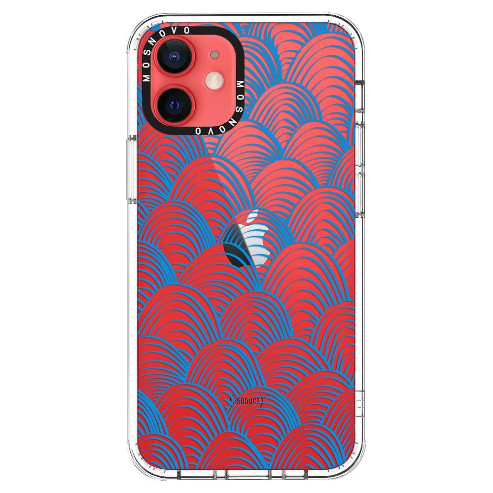 Wavy Wave Phone Case - iPhone 12 Case - MOSNOVO