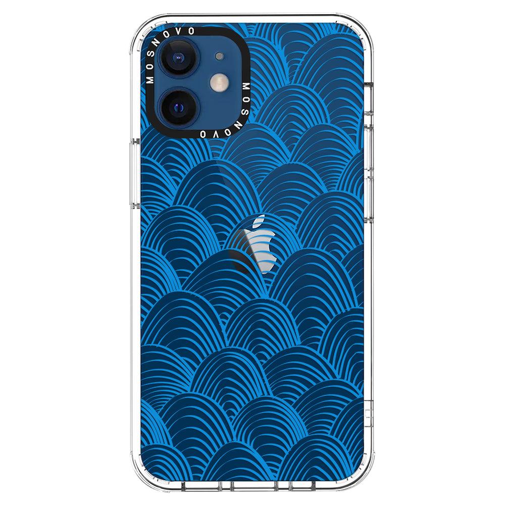 Wavy Wave Phone Case - iPhone 12 Case - MOSNOVO