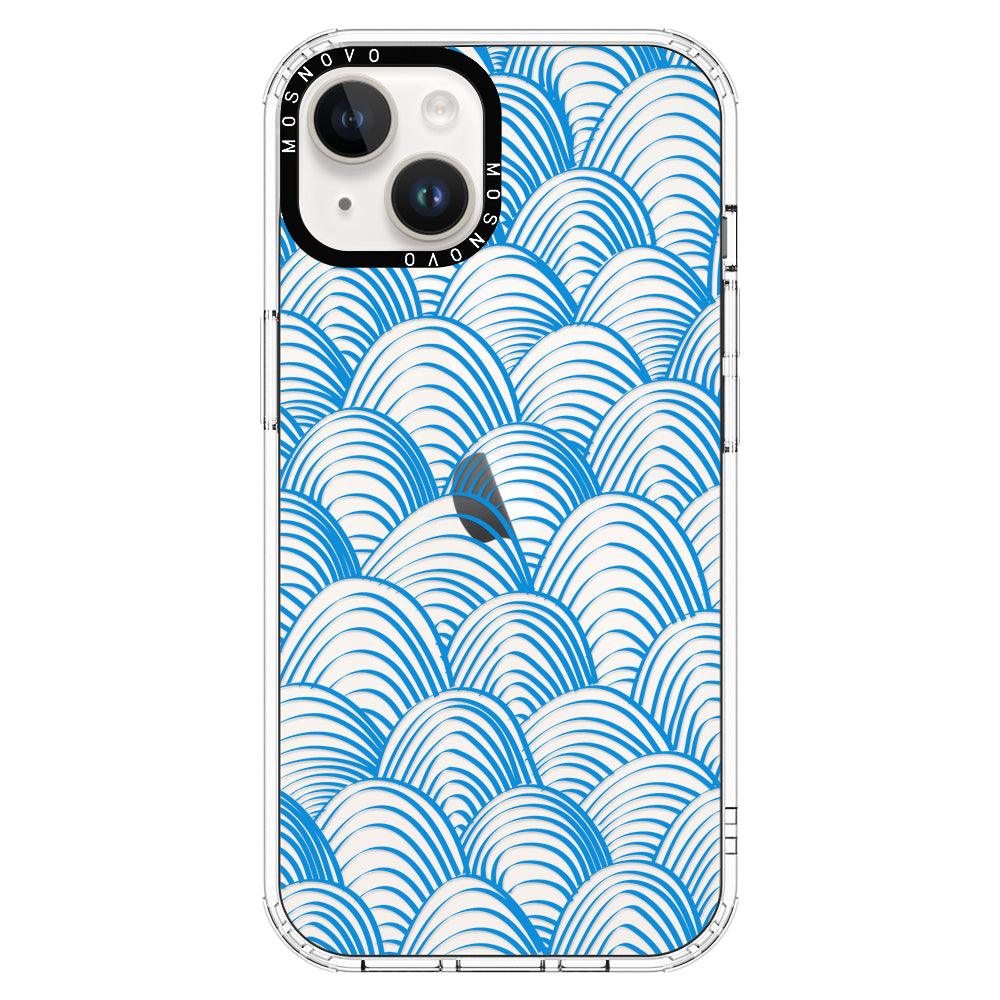 Wavy Wave Phone Case - iPhone 14 Plus Case - MOSNOVO