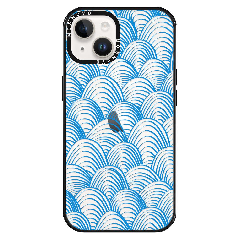 Wavy Wave Phone Case - iPhone 14 Plus Case - MOSNOVO