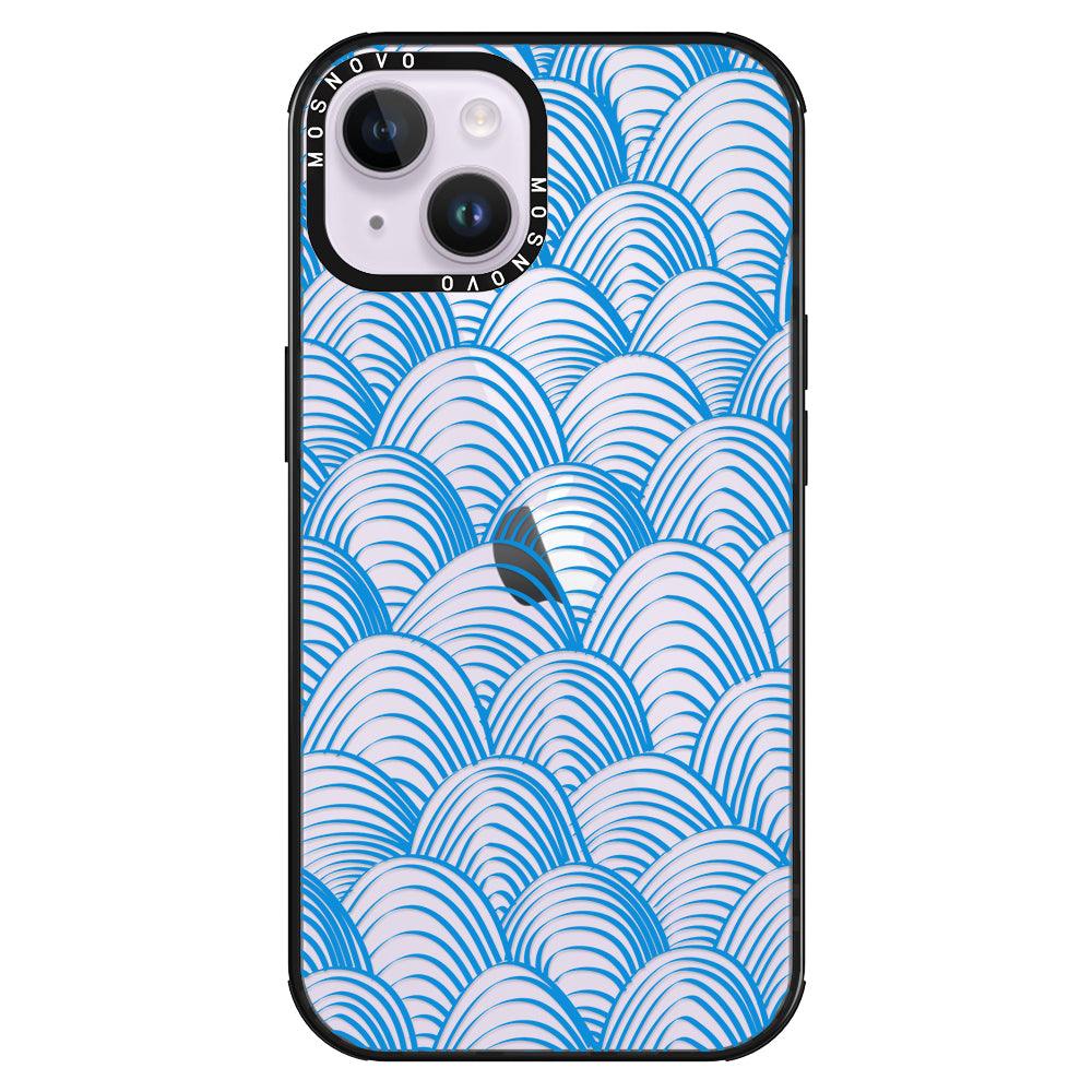 Wavy Wave Phone Case - iPhone 14 Plus Case - MOSNOVO