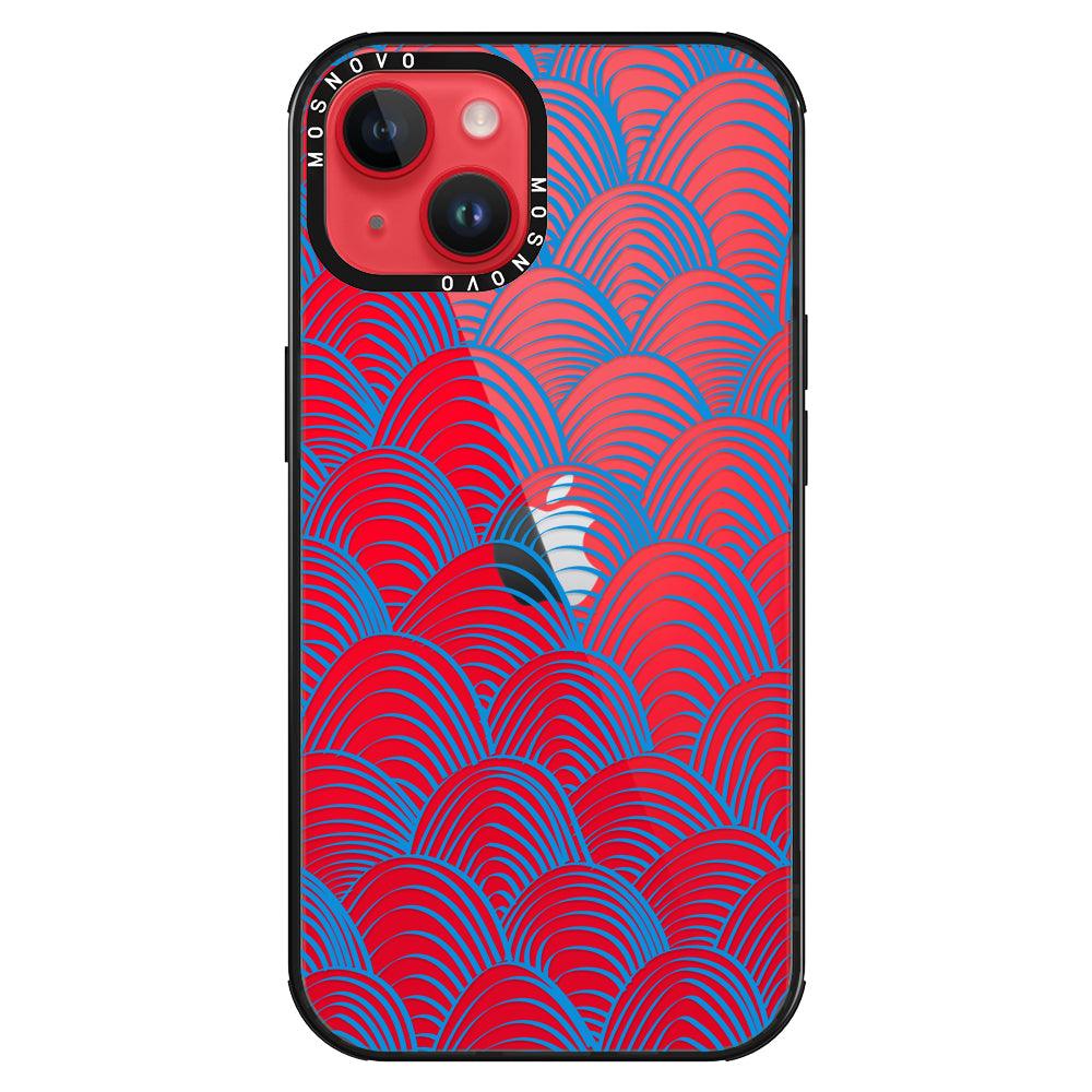 Wavy Wave Phone Case - iPhone 14 Plus Case - MOSNOVO