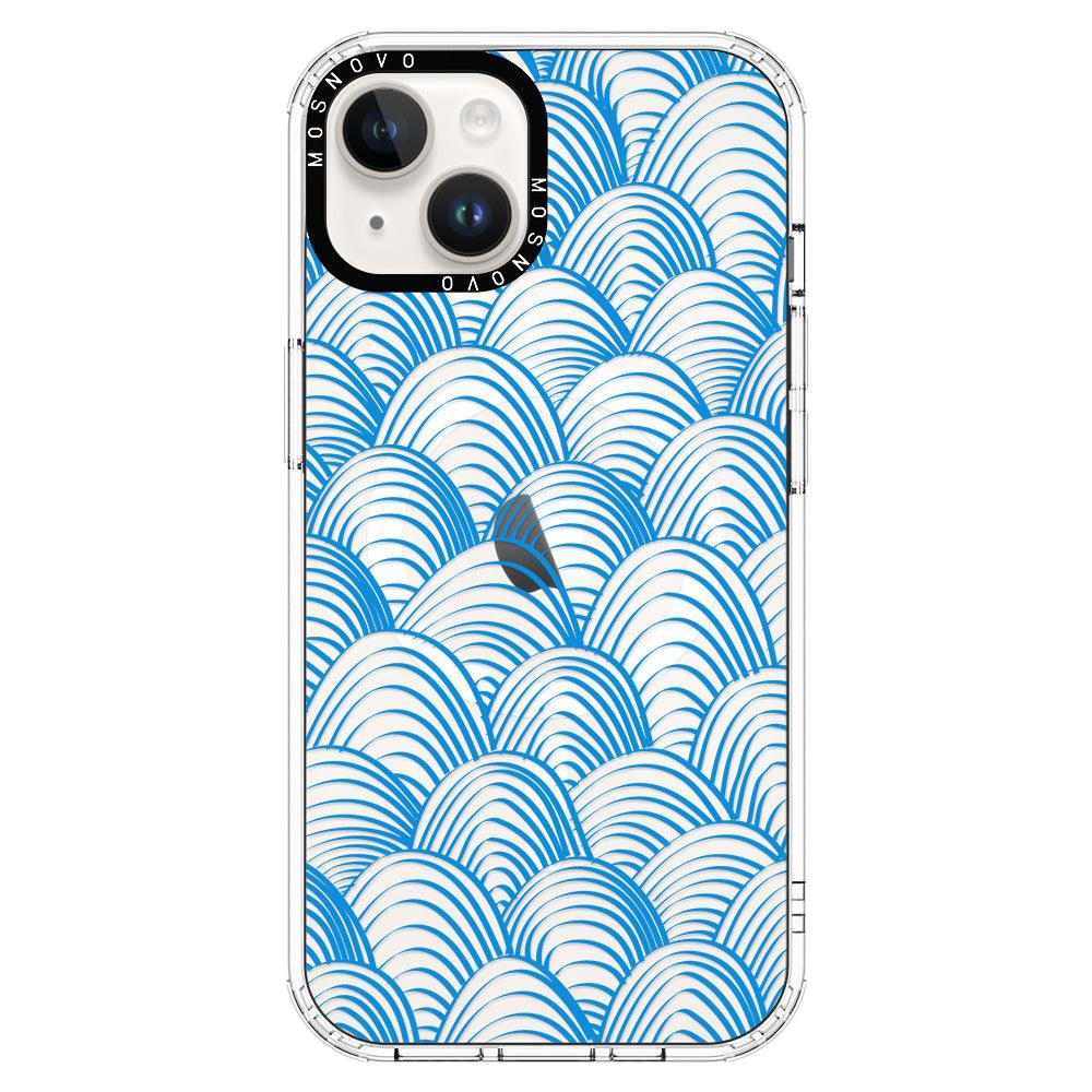 Wavy Wave Phone Case - iPhone 14 Plus Case - MOSNOVO