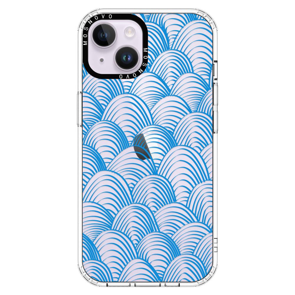 Wavy Wave Phone Case - iPhone 14 Plus Case - MOSNOVO