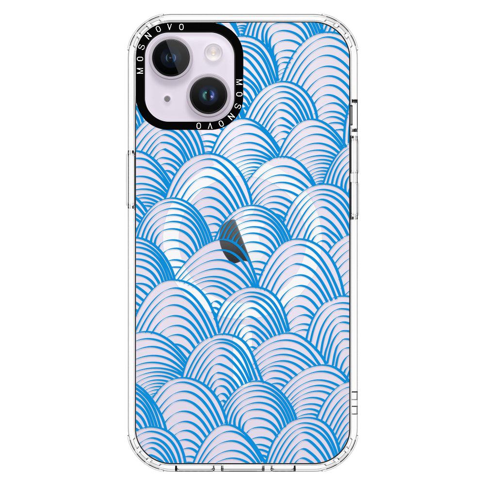 Wavy Wave Phone Case - iPhone 14 Plus Case - MOSNOVO