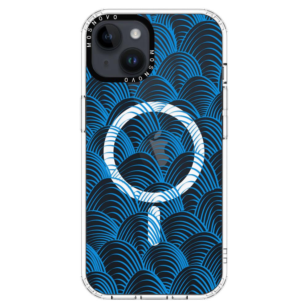 Wavy Wave Phone Case - iPhone 14 Plus Case - MOSNOVO